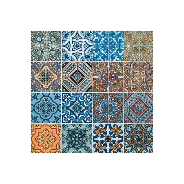 Serviette Tiles, 1 Stk