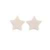 Estrelas de madera, 3.8cm, 8 pz, marron claro