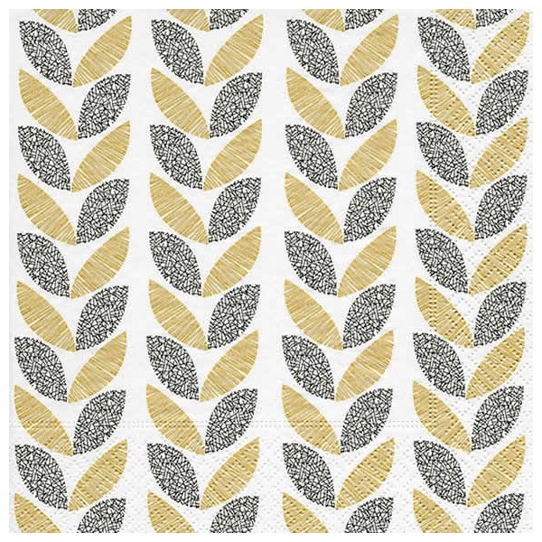 Napkin Graphic Leaves, 1 piece