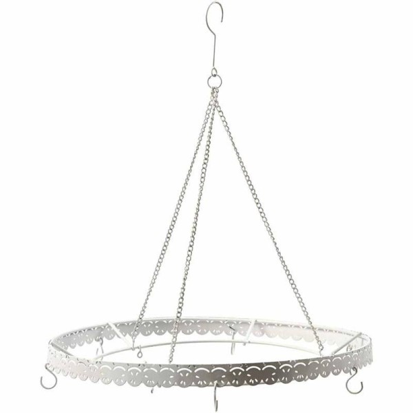 Accessoire de suspension, cercle, blanc Ø28cm