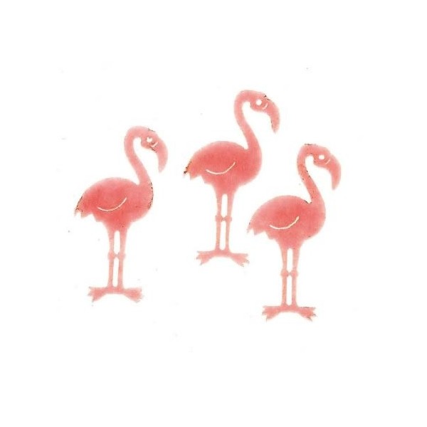Filz-Flamingo rosa, 12 Stk