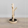 Holz-Schmuckständer, FSC 100%, 13cm ø, natur, 31,5cm
