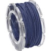 Waxed cord, Ø1mm- 5m, dark blue