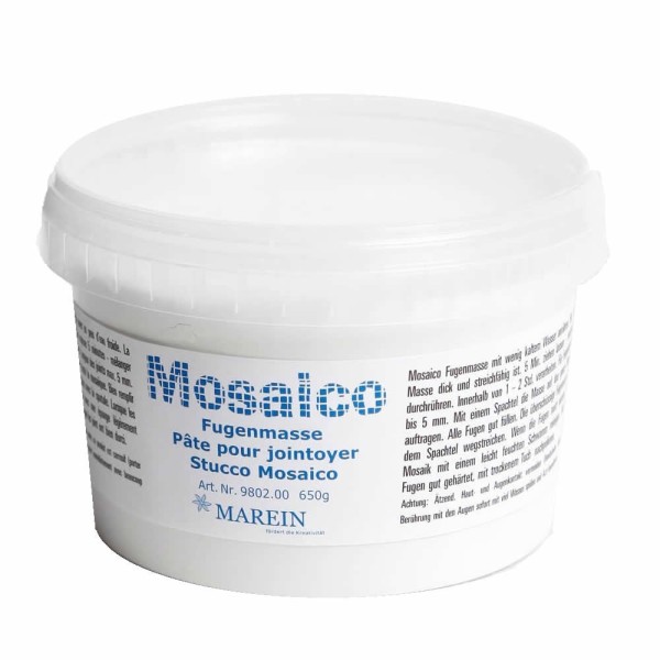 Mosaico - Fugenmasse, weiss, 650g