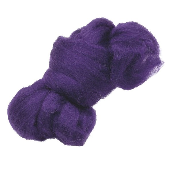 Flzwolle, violett