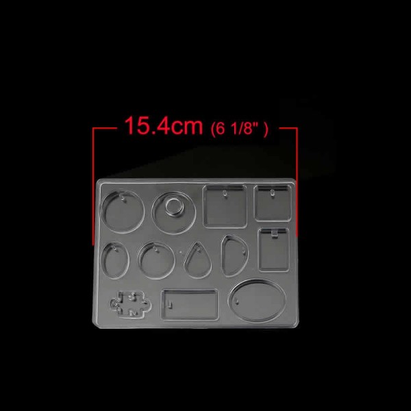 Silicone Mould for jewelry making 15.4x11.5cm