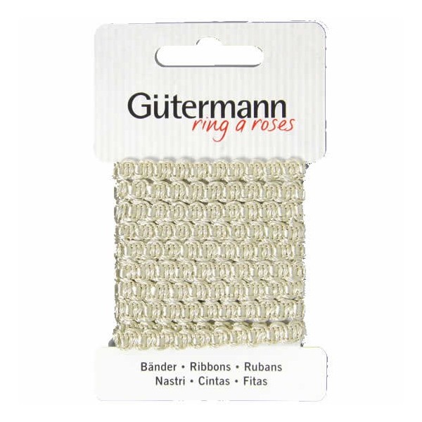 Galon de passementerie 6mm/2m beige