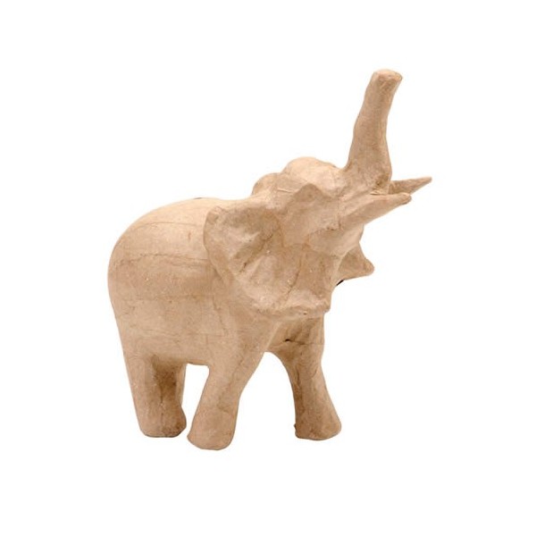 Elefant aus Pappe, 15x6.5x15cm