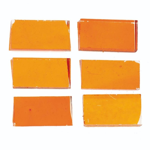 Crackle Mosaic - Piezas 20x10mm, naranja