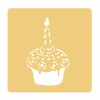 Plantilla pastel de cumpleaños