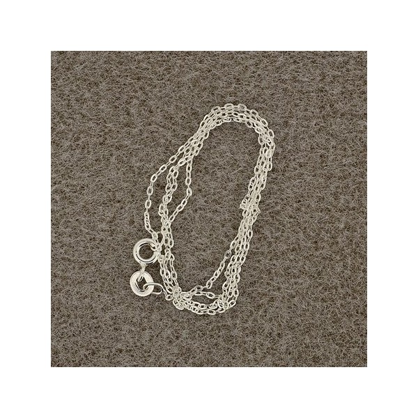 Collier maille forçat argent Sterling 925, 40cm