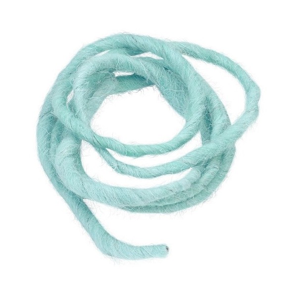 Wool rope, 2m, turquese