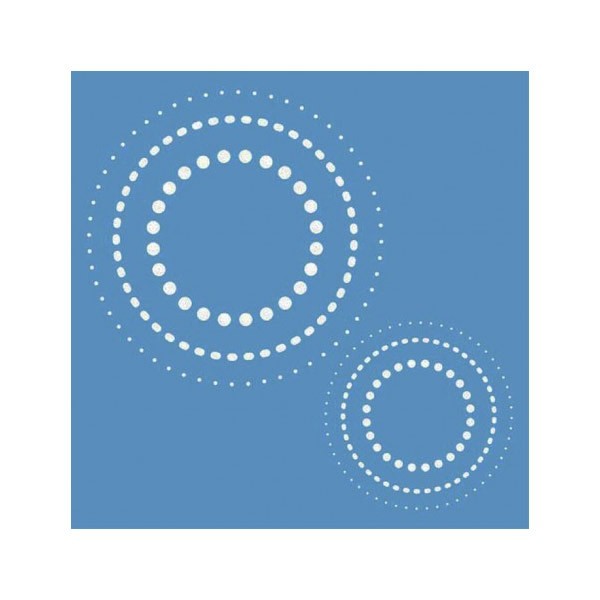 Schablone Dots & Circles 33x33cm
