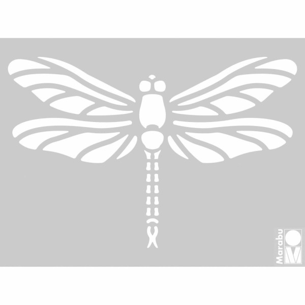 Marabu - Pochoir 3D Dragonfly