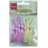 Set of 8 tassels, Romantic