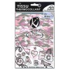 Ki-Sign - Tissu thermocollant army rose/kaki