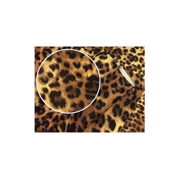 Kunstleder Leopard 34x20cm