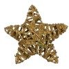 Wire star 8cm gold