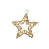 Estrella de metal 10cm, oro