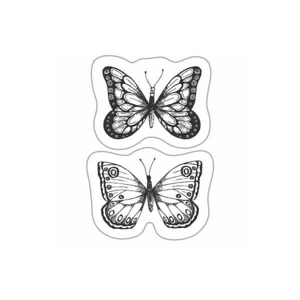 Sello de silicona, mariposas