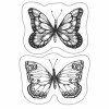 Sello de silicona, mariposas