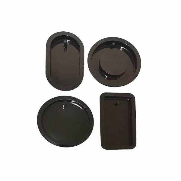 Gédéo - Moules en silicone formes géométriques, 4 cavités