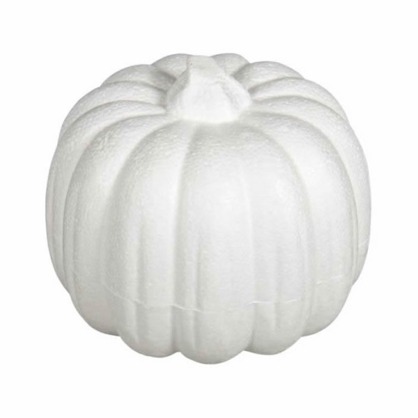 Polystyrene pumpkin 11x10cm