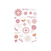 Clear stamps, Garden Words