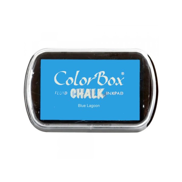 Stamp pad chalk effect, Colorbox chalk, Blue Lagoon