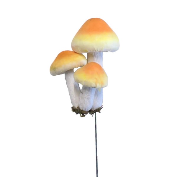 Mushroom, yellow, 9cm