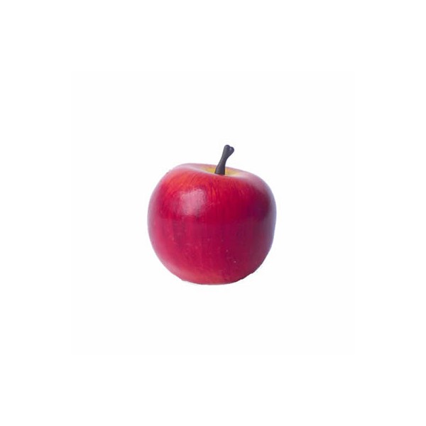 Manzanas rojas de madera, 3cm, 6 pz