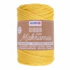 Macramé yarn, 3mm/250g, yellow
