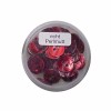 Mother-of-pearl round buttons, 10mm, red