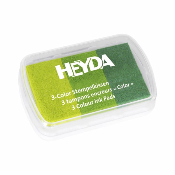 Heyda - Ink pad 3col. green