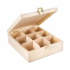 Tea box 9 compartments  23x23x5cm