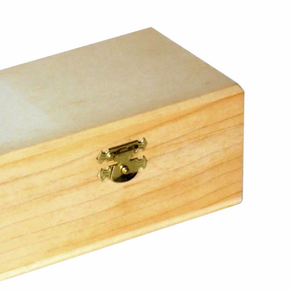 Caja de madera para agujas de tejer 44x7xh5.5cm