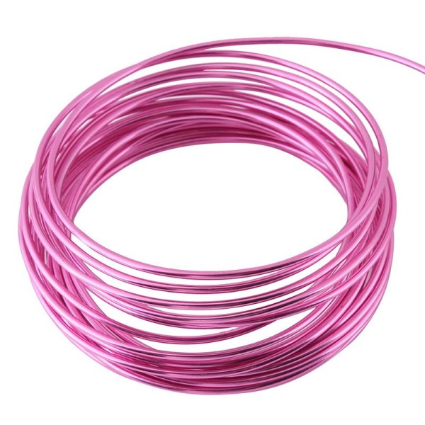 Fil aluminium Ø 2mm/3m, pink