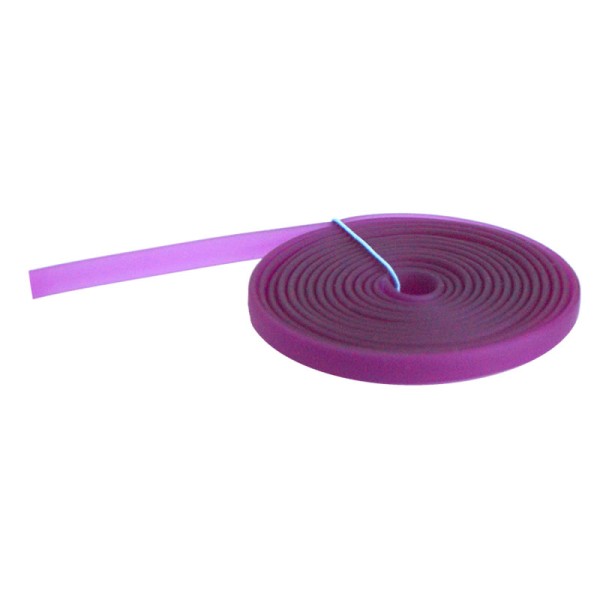 PVC Riemli flach pink, 6mm/ +/-180cm