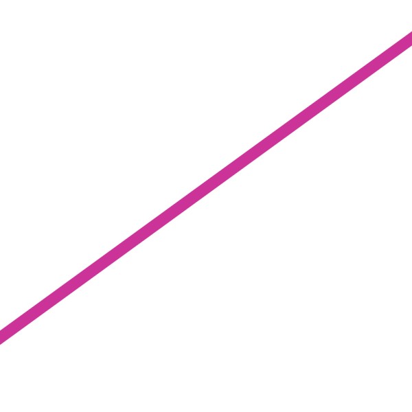 PVC Riemli flach pink, 6mm/ +/-180cm