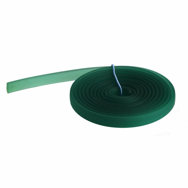 Lacet PVC vert foncé, 6mm / +/-85cm