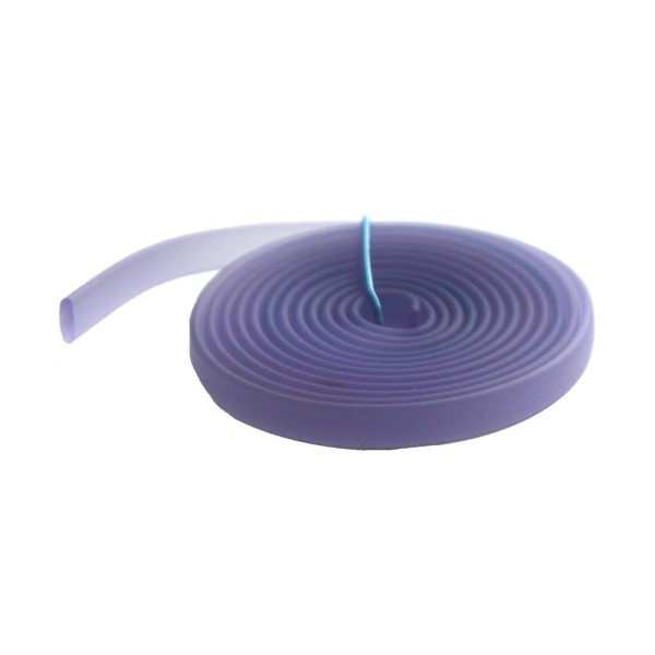 PVC Riemli flach lila, 6mm/ +/-120cm