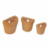 Round Half-pots, 6 pcs