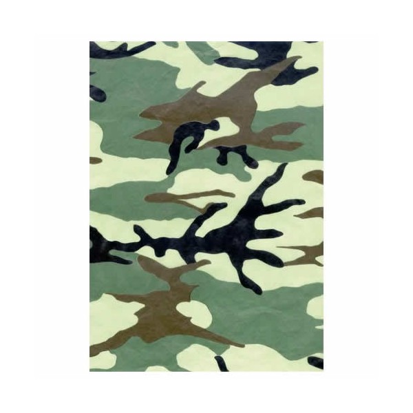 Papier décopatch, camouflage, 1 feuille