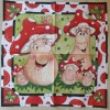 Napkin Mushroom family, 1 piece