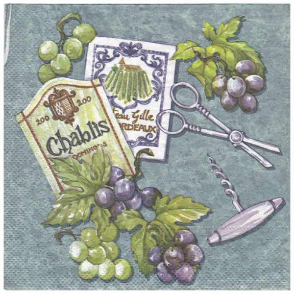 Serviette  Chablis, 1 Stk