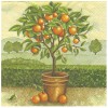 Napkin orange tree, 1 piece