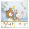 Napkin rabbit and hen, 1 piece