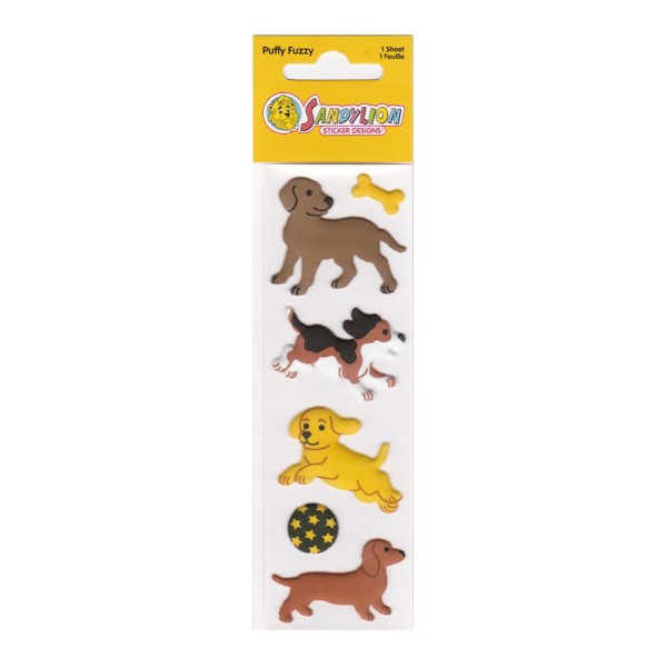 Puffy Stickers dogs
