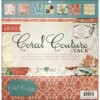 DCWV - Coral couture paper stack