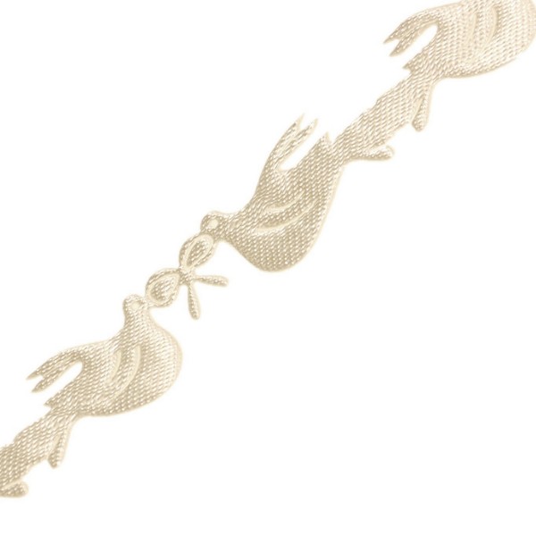 Dove Ribbon, ivory, 12mm/25m